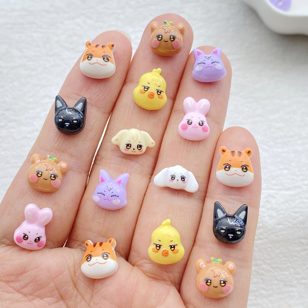 50pcs Mixed resin cartoon mini - Art Craft Rabbit のレビューと価格