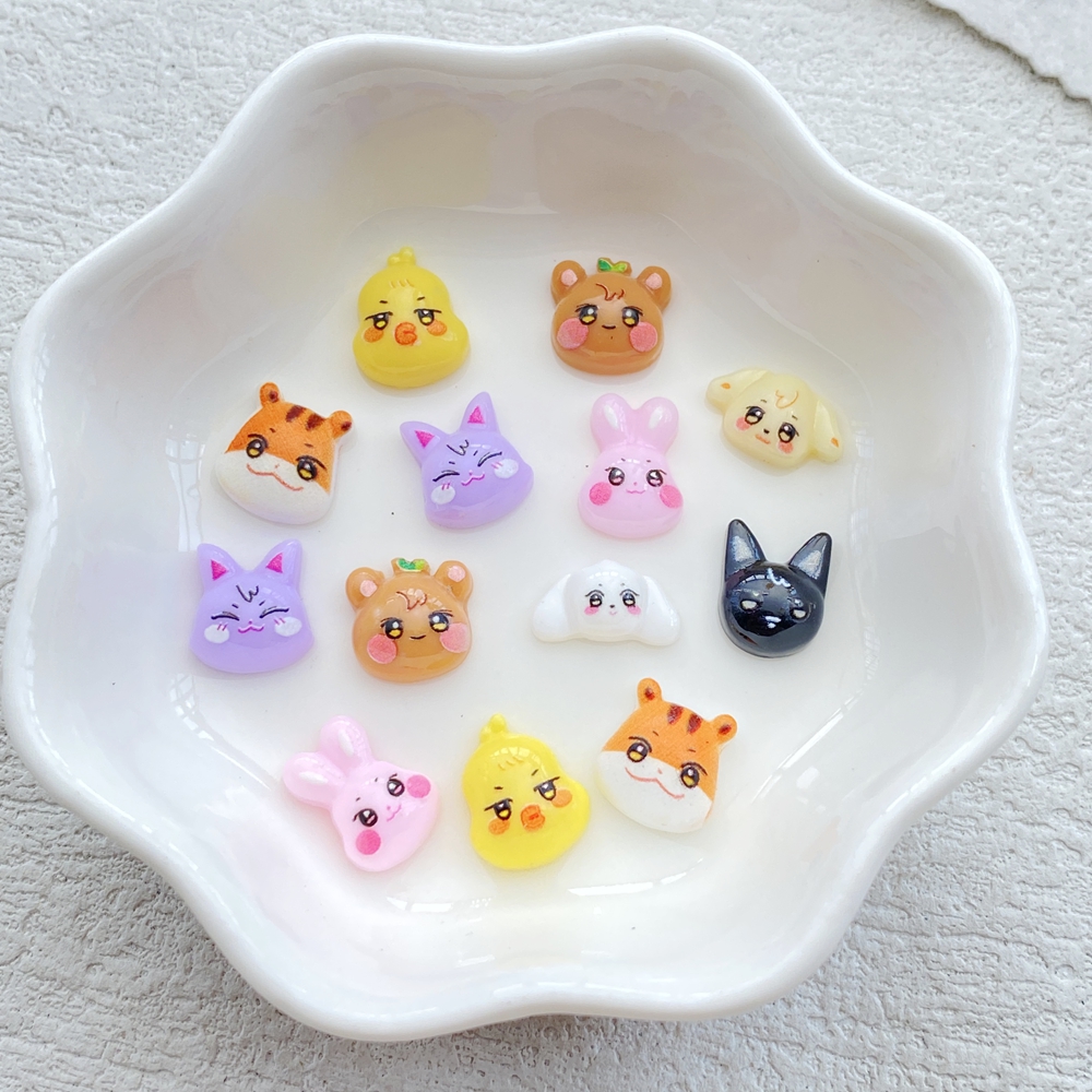 50pcs Mixed resin cartoon mini - Art Craft Rabbit のレビューと価格