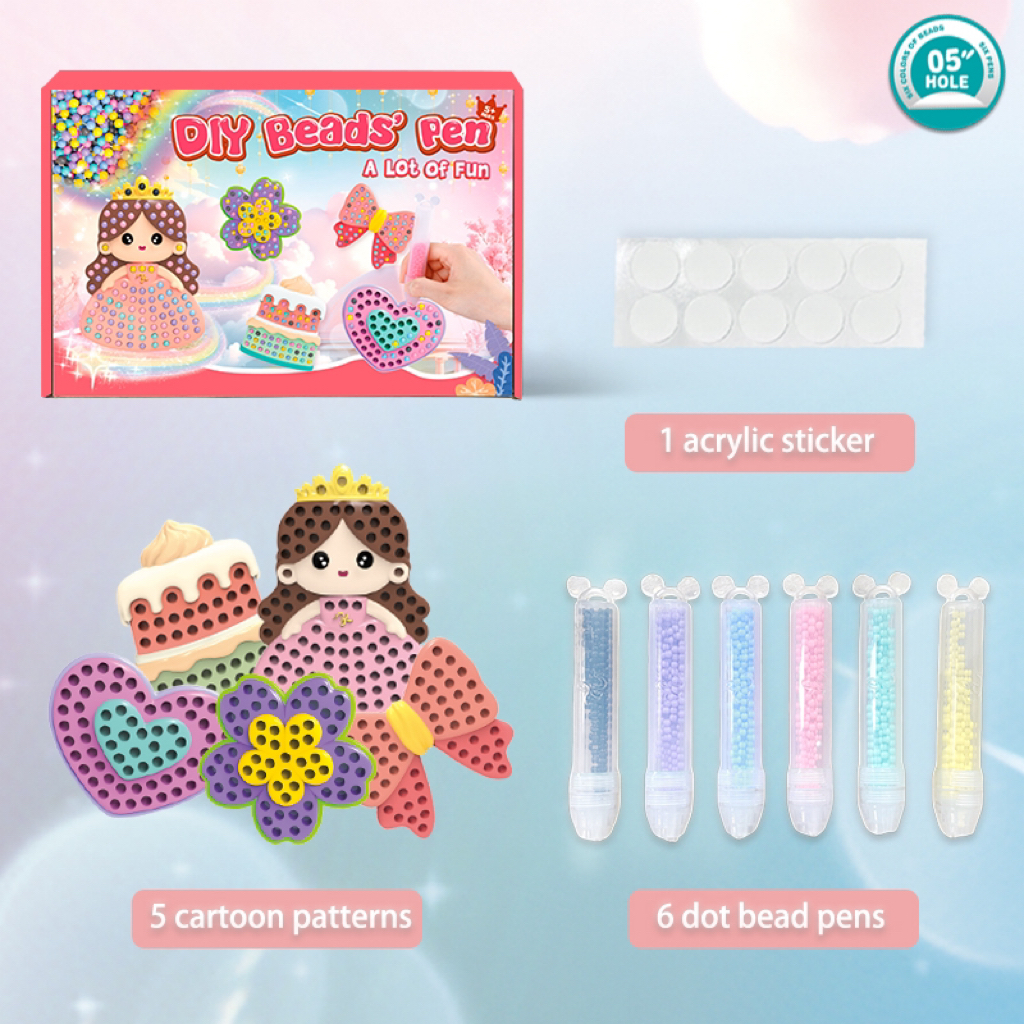 DIY Beads Pen Princess Set for - Art Craft Kits For Kids のレビューと価格