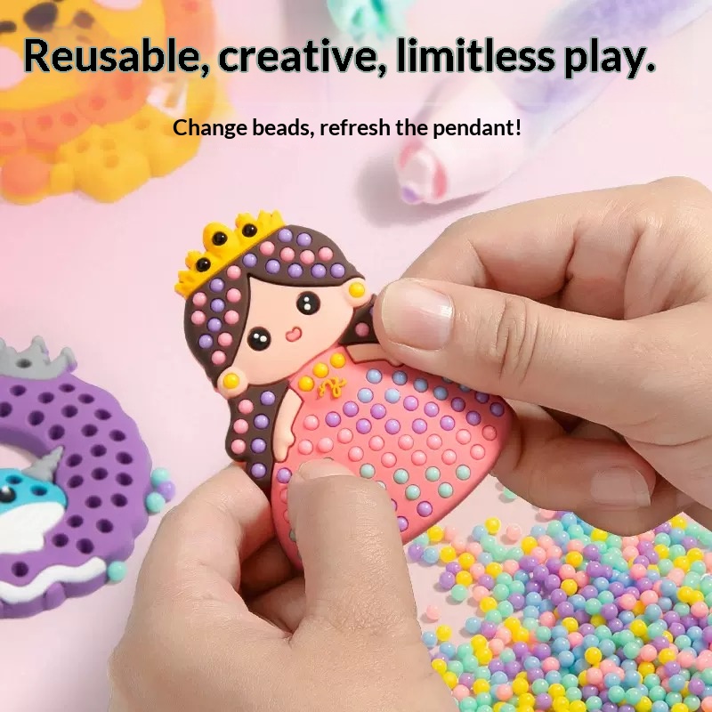 DIY Beads Pen Princess Set for - Art Craft Kits For Kids のレビューと価格