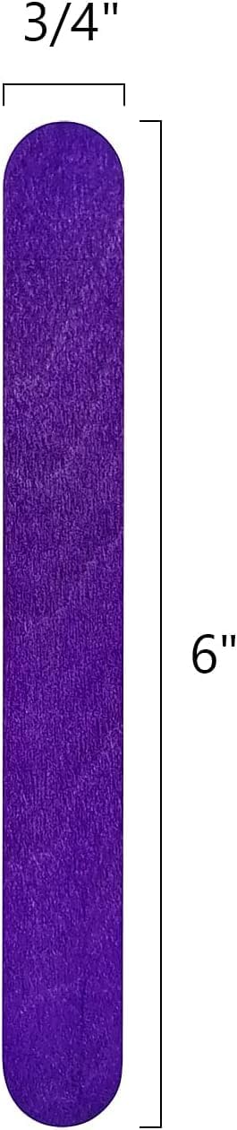KTOJOY 6” 50 Pcs Colored Jumbo - Art Craft Stick のレビューと価格