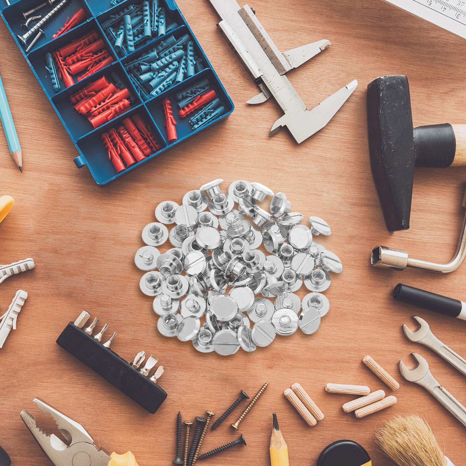 200Pcs Binding Rivets Steel Sc - Bookbinding Supply Kit のレビューと価格