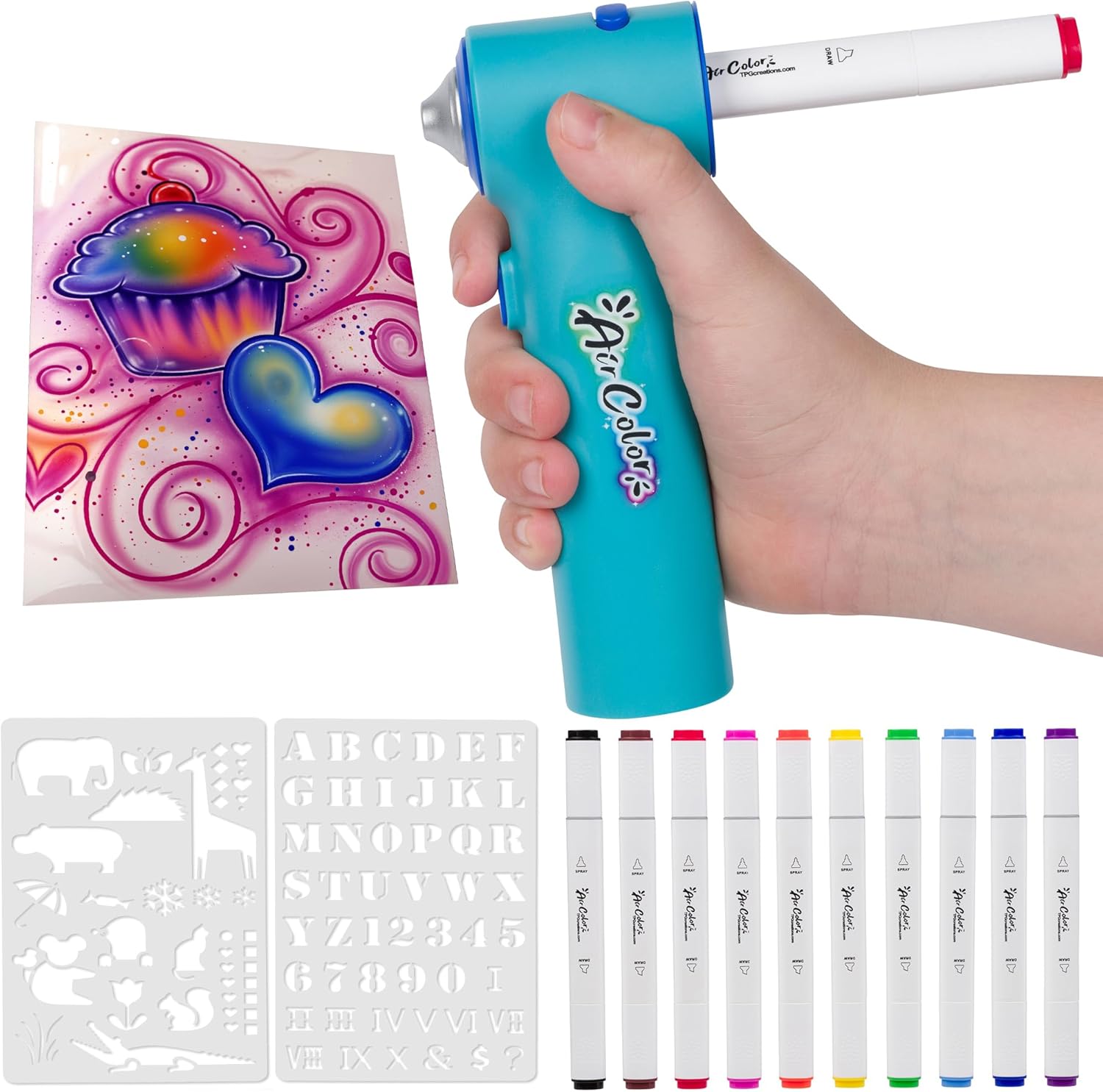 Cordless Airbrush Marker Kit f - Art Craft Kits For Kids のレビューと価格