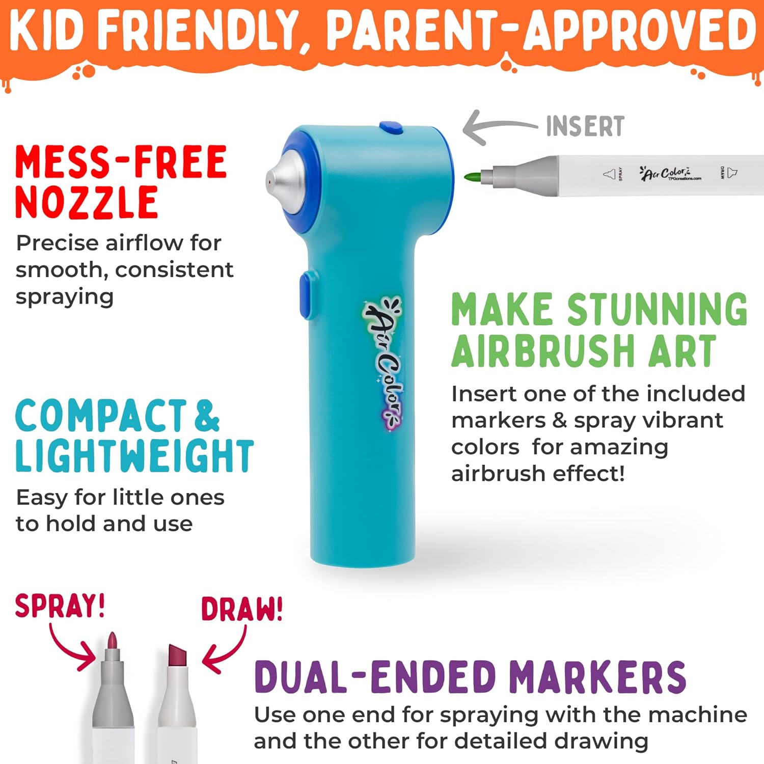 Cordless Airbrush Marker Kit f - Art Craft Kits For Kids のレビューと価格