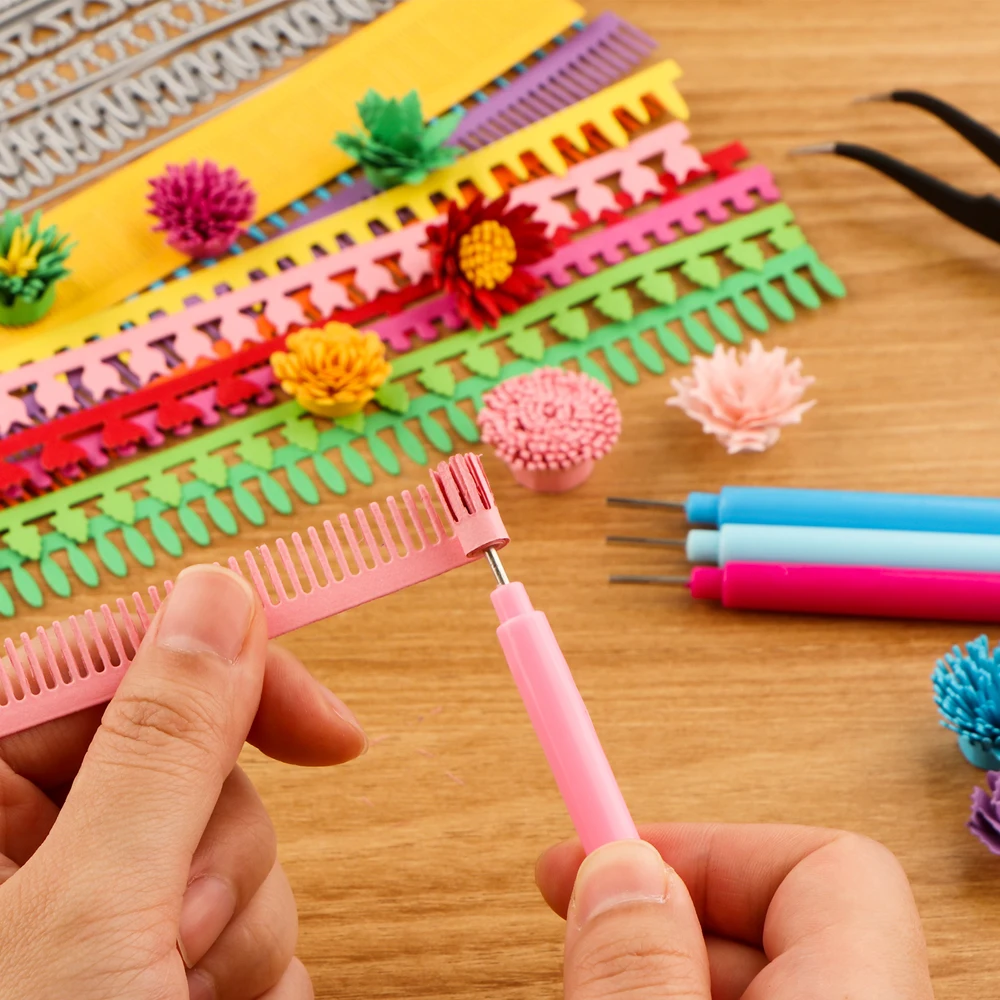 3D Spiral Flower Cutting Dies  - Quilling Paper Strips のレビューと価格
