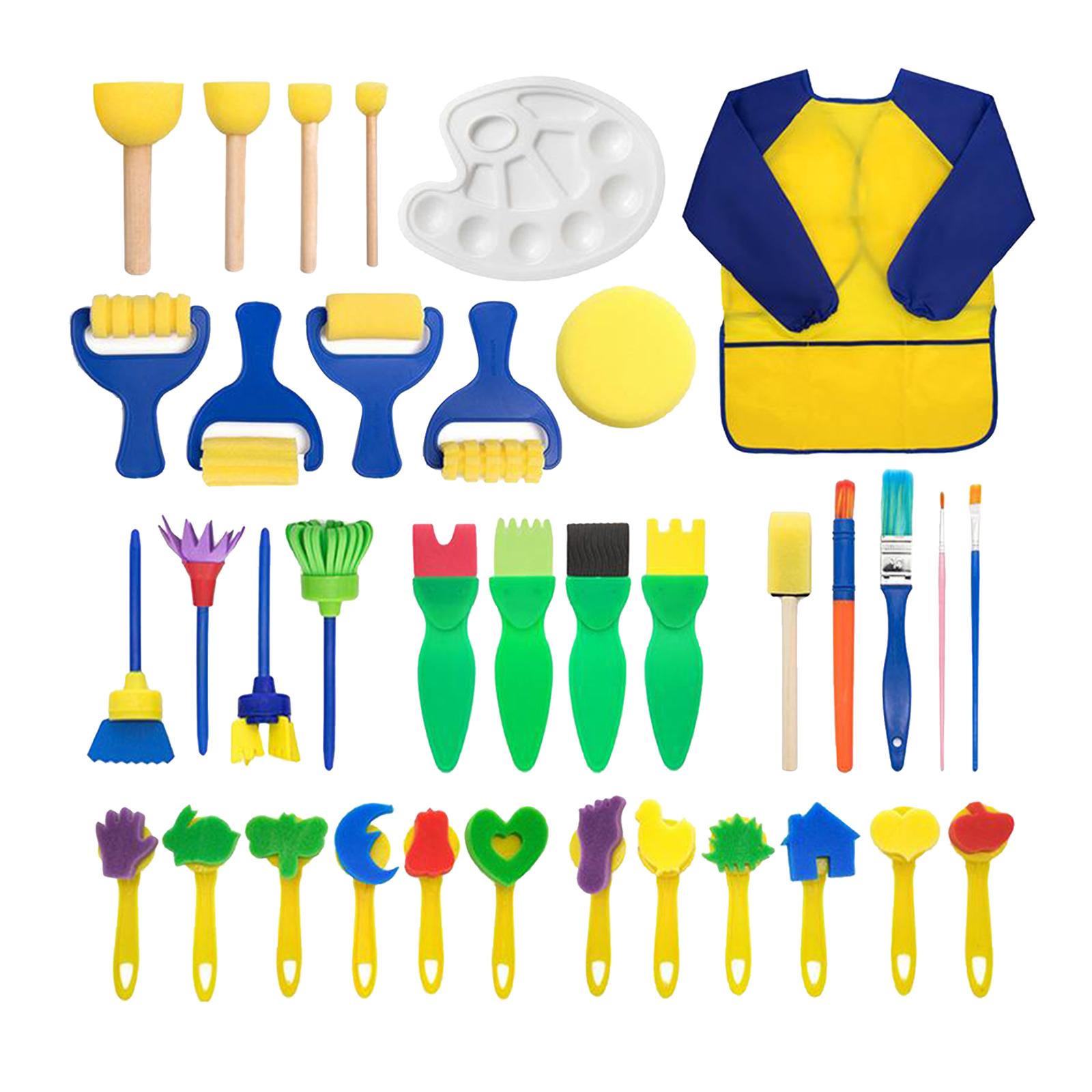 36pcs Sponge Paint Roller Brus - Art Craft For Kindergarten のレビューと価格