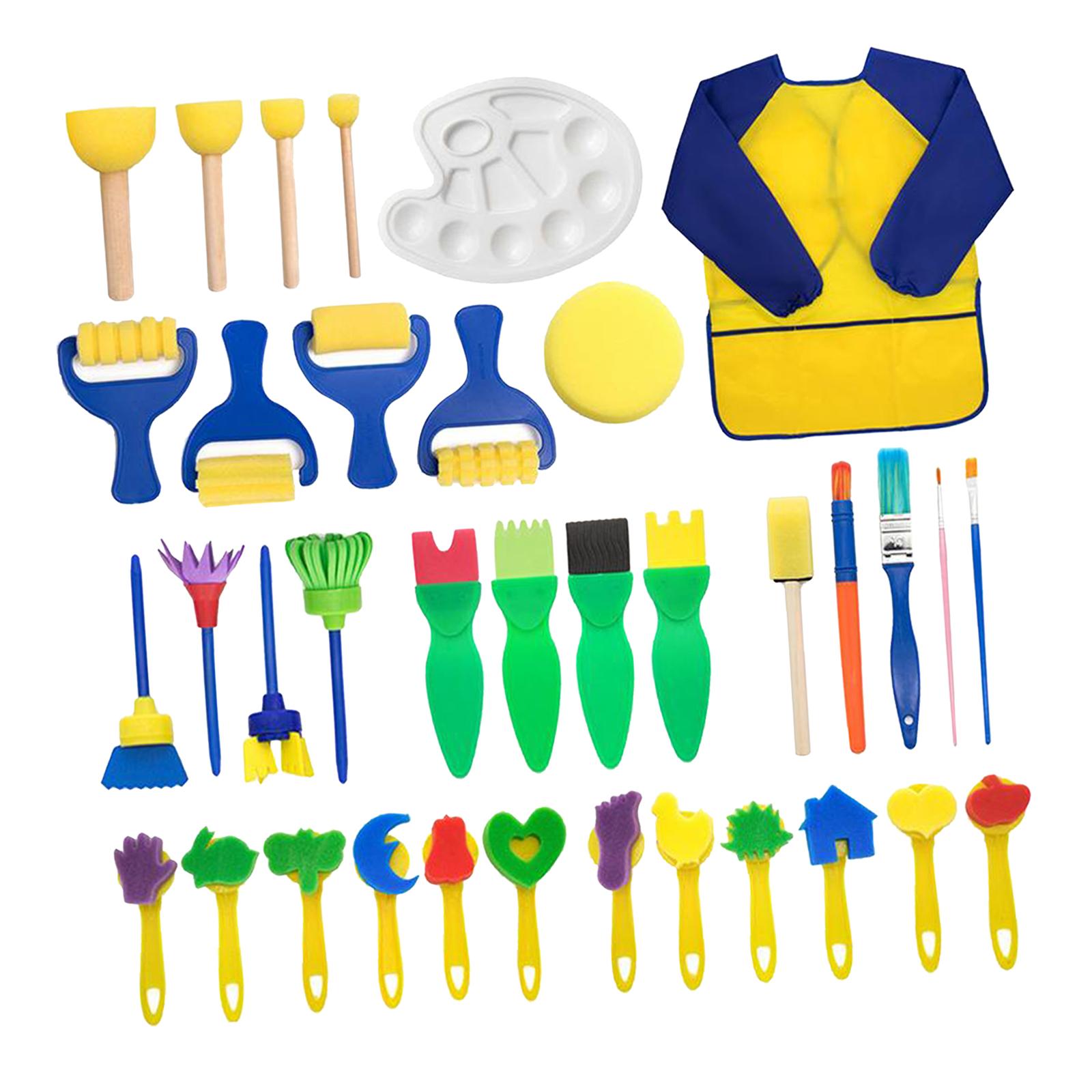 36pcs Sponge Paint Roller Brus - Art Craft For Kindergarten のレビューと価格