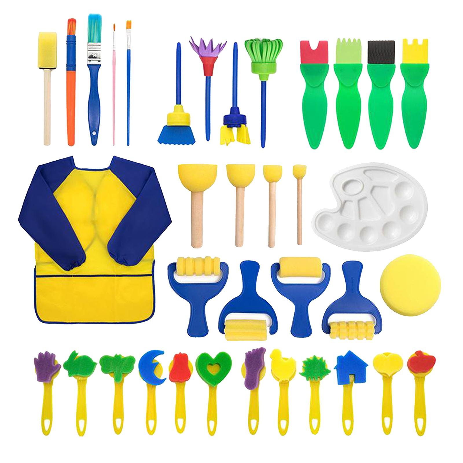 36pcs Sponge Paint Roller Brus - Art Craft For Kindergarten のレビューと価格
